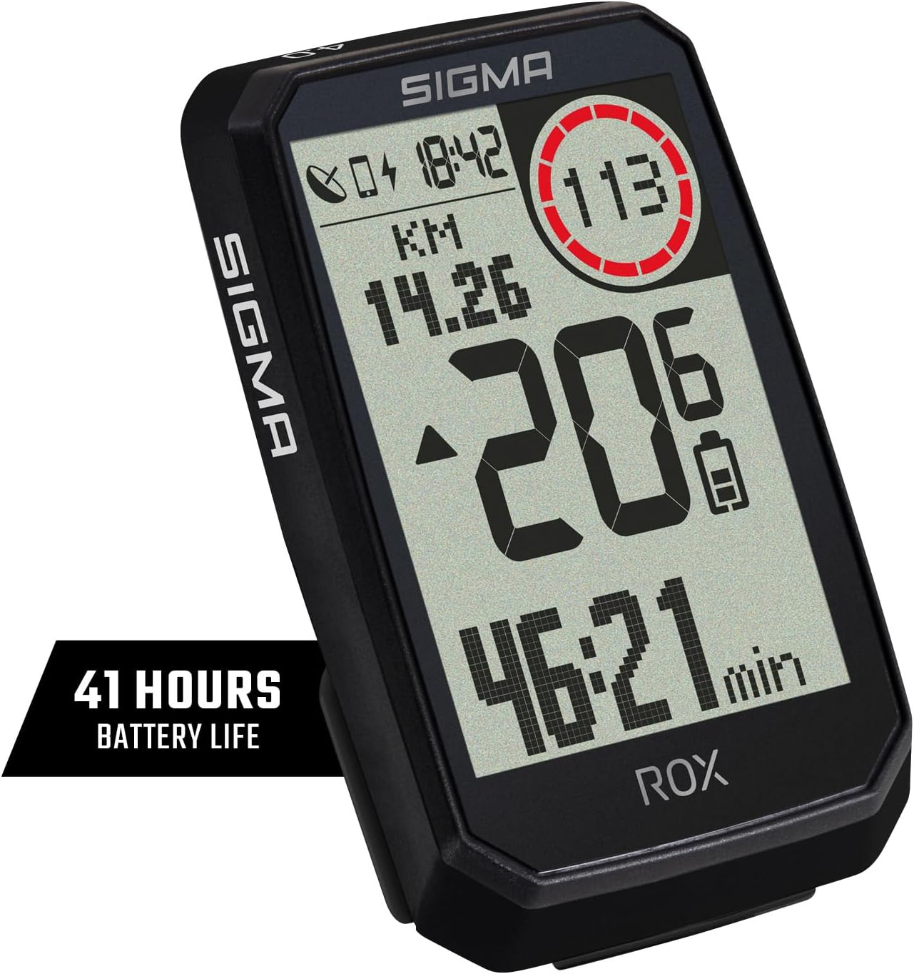 Fahrradcomputer ROX 4.0 mit 30 Funktionen, Basic Schwarz