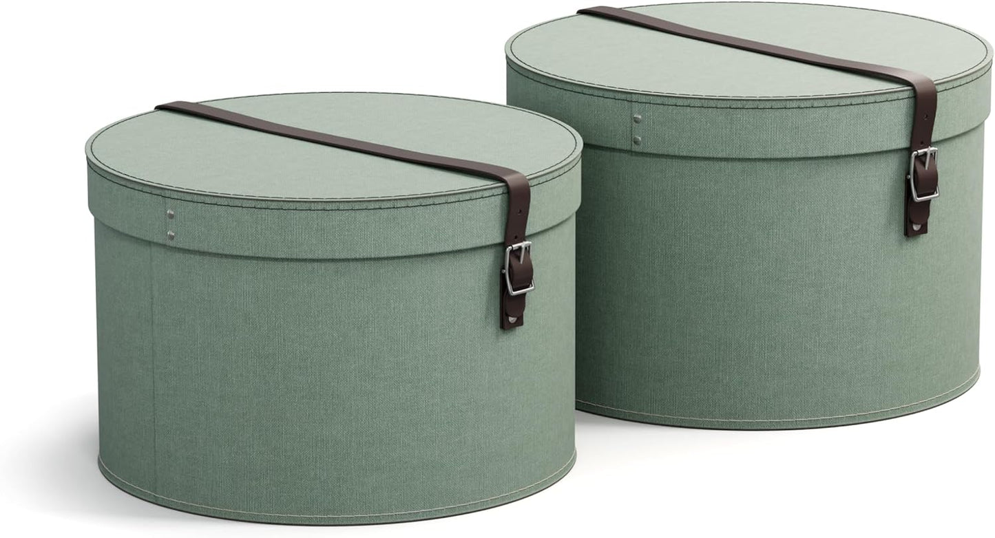 Runde Aufbewahrungsboxen-Set, Mintgrün