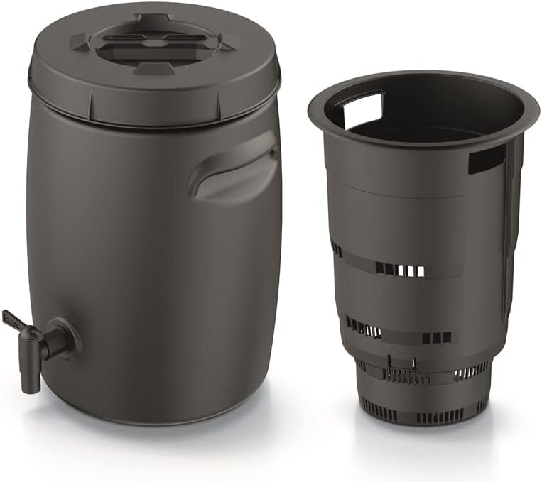 Komposteimer mit Filter und Ablasshahn, 55L