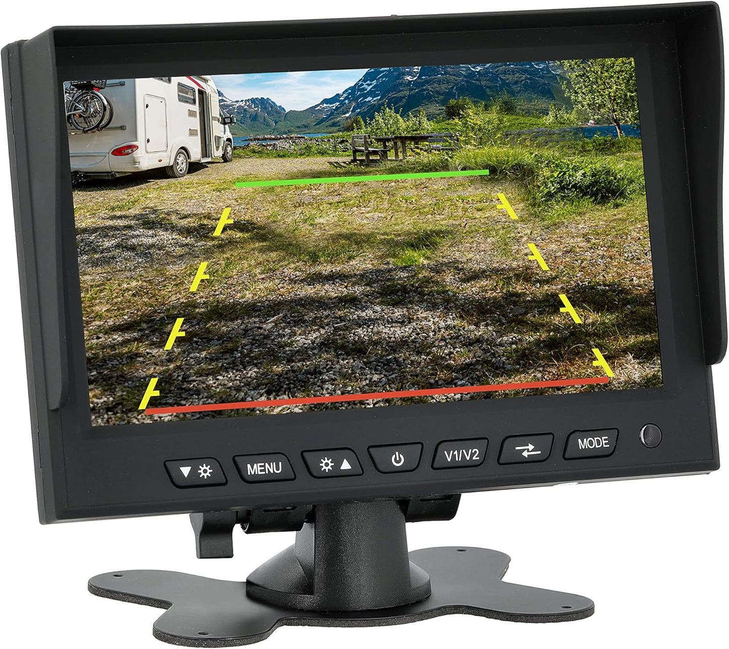 Rückfahrmonitor mit Distanzlinien, 7“ EXCELLENT