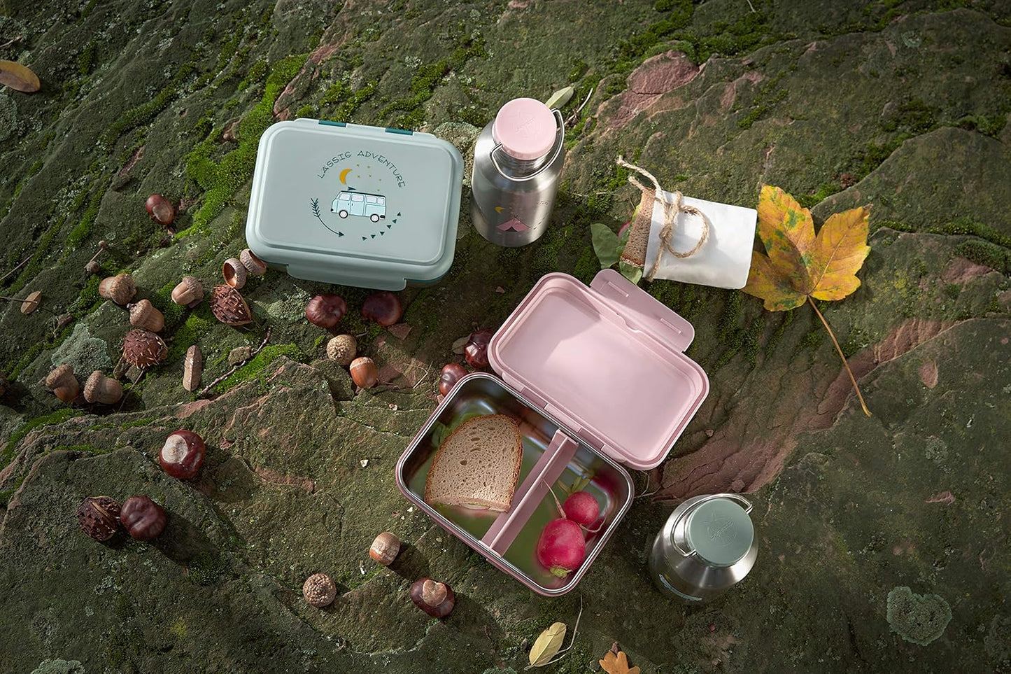Edelstahl Lunchbox für Kinder "Adventure Tipi", Tipi
