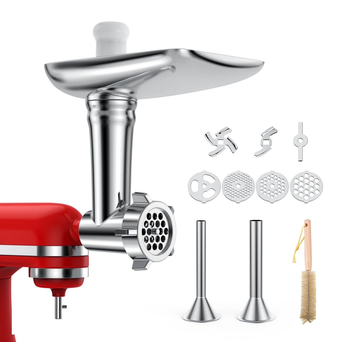 Fleischwolf-Aufsatz für KitchenAid Mixer, Fleischwolf