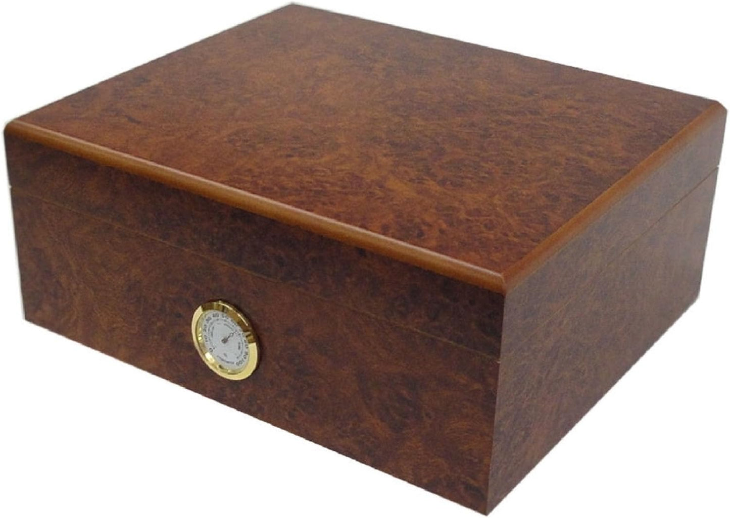 Humidor mit Messinghygrometer