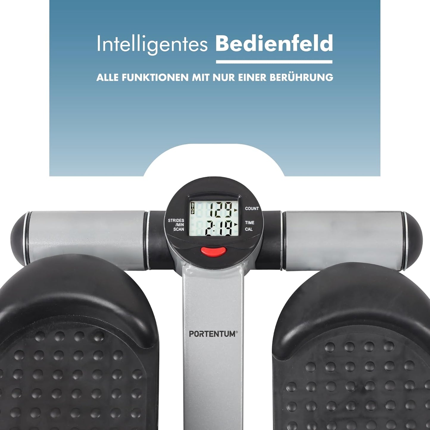 Mini Stepper mit Widerstandsbändern & LCD-Display