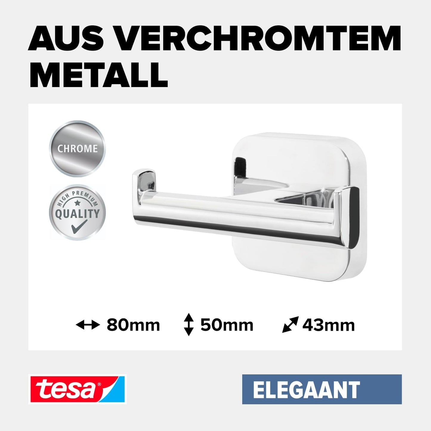 ELEGAANT Bademantelhaken, Doppelhaken