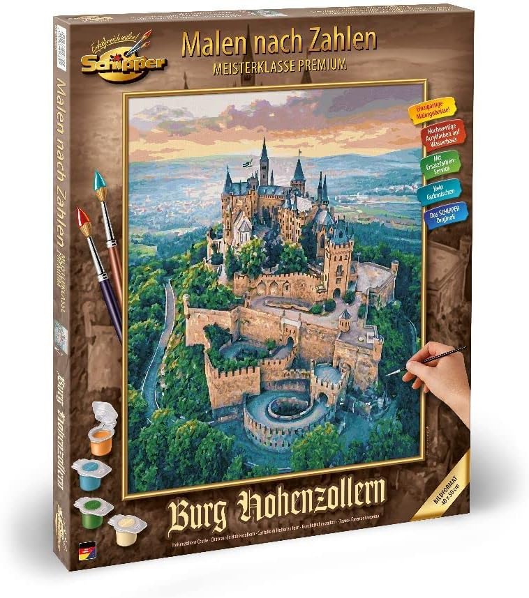 Malen nach Zahlen Burg Hohenzollern