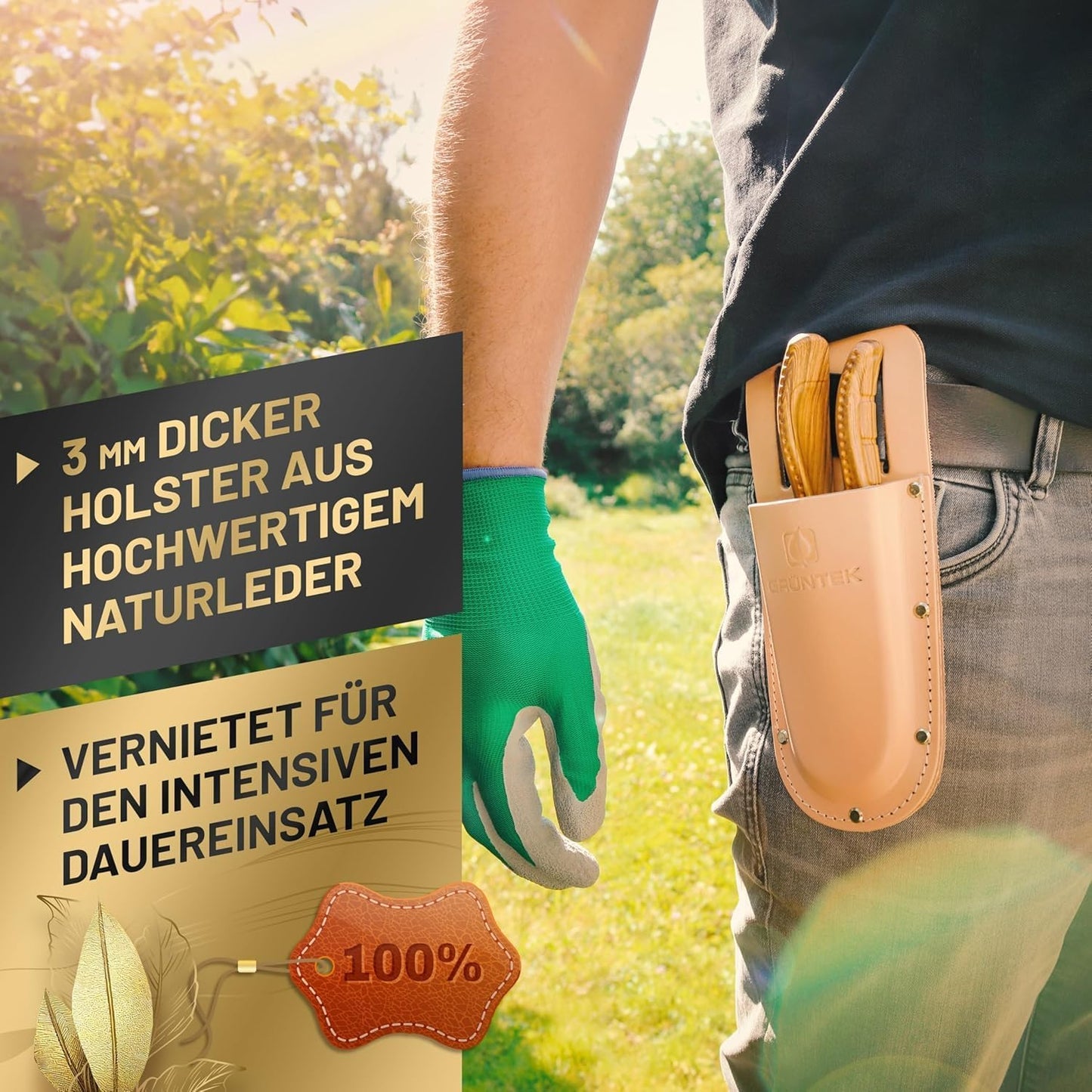 Black Forest Edition - Astschere Bypass-Schere mit Holster