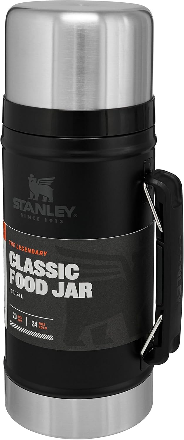 Thermobehälter für Essen, 0.94L / Matte Black