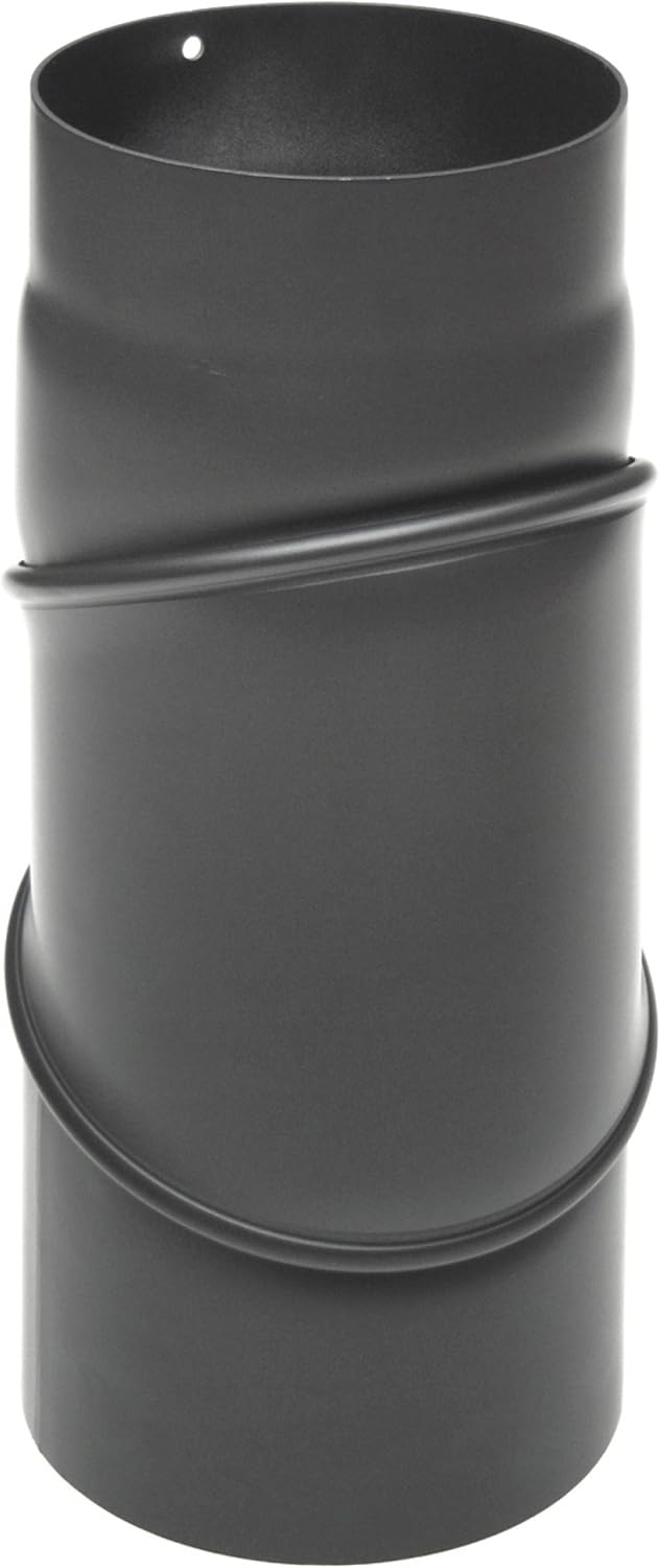 Rauchrohrbogen drehbar 0-90° (3-teilig, Ø 120 mm), 120 Gussgrau