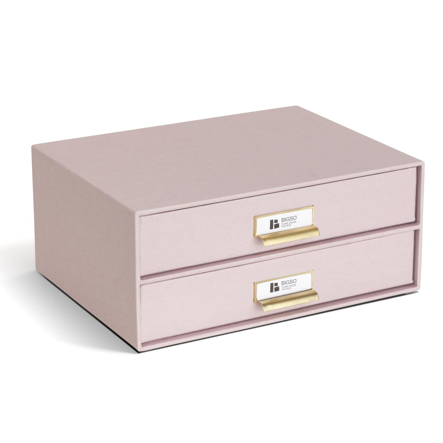 Birger Schubladenbox mit 2 Schubladen, Rosa
