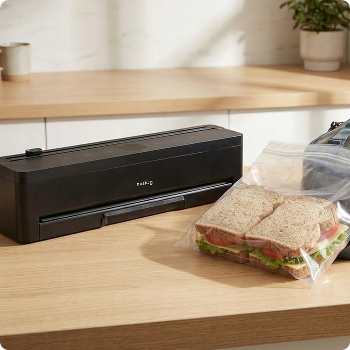 Vakuumiermaschine mit Doppelschweissnaht & Sous Vide Funktion