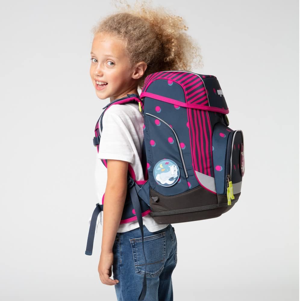 5-teiliges ergonomisches Schulrucksack-Set Cubo, Einheitsgröße Schubi Dubär - Blau