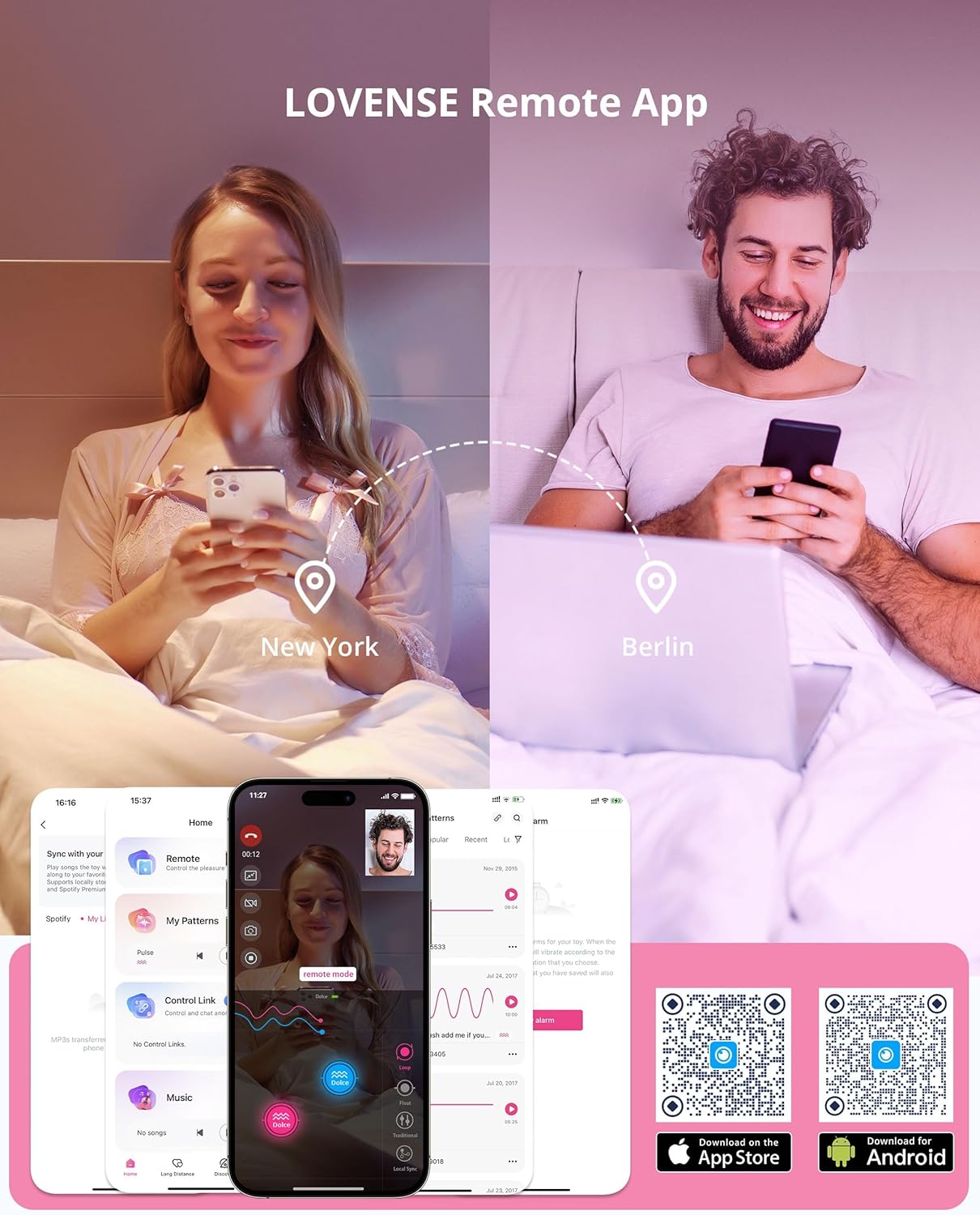 Dolce Paarvibrator mit App-Steuerung