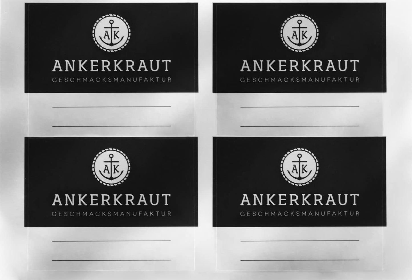 24 x Gewürzgläser mit Etiketten, 24