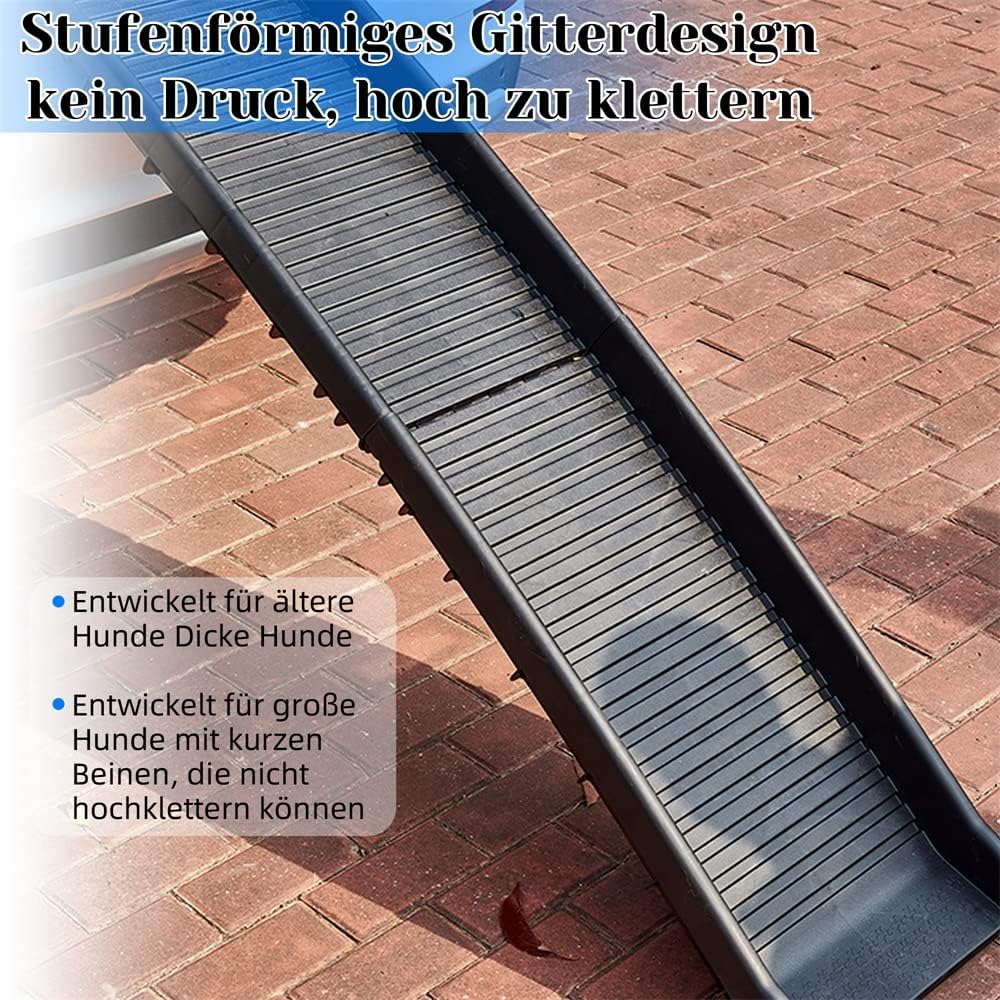 Klappbare Hunderampe mit Anti-Rutsch-Belag