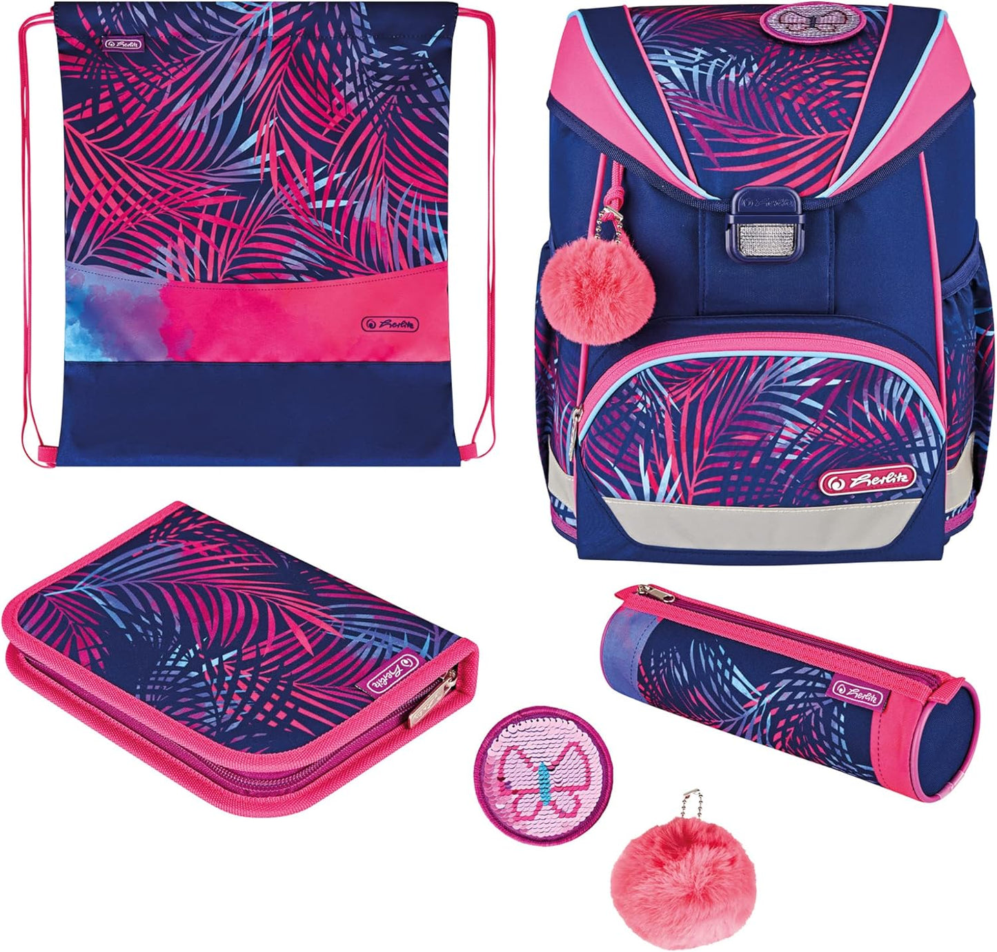 UltraLight Schulranzen-Set, Tropical