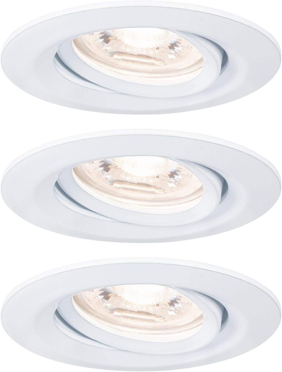 Einbauleuchte Nova Mini, EasyDim-3er (Weiss matt) 3er (Weiss matt) Schwenkbar (Ip23)
