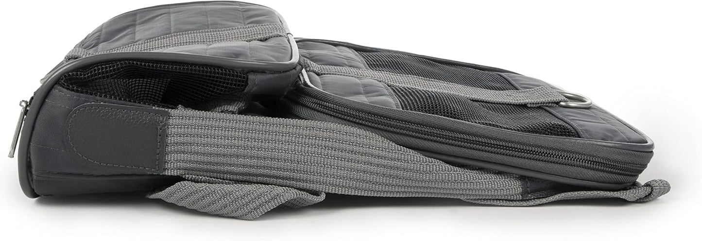 Transportbox für Haustiere, L 38 x B 25 x H 22 cm / anthrazit