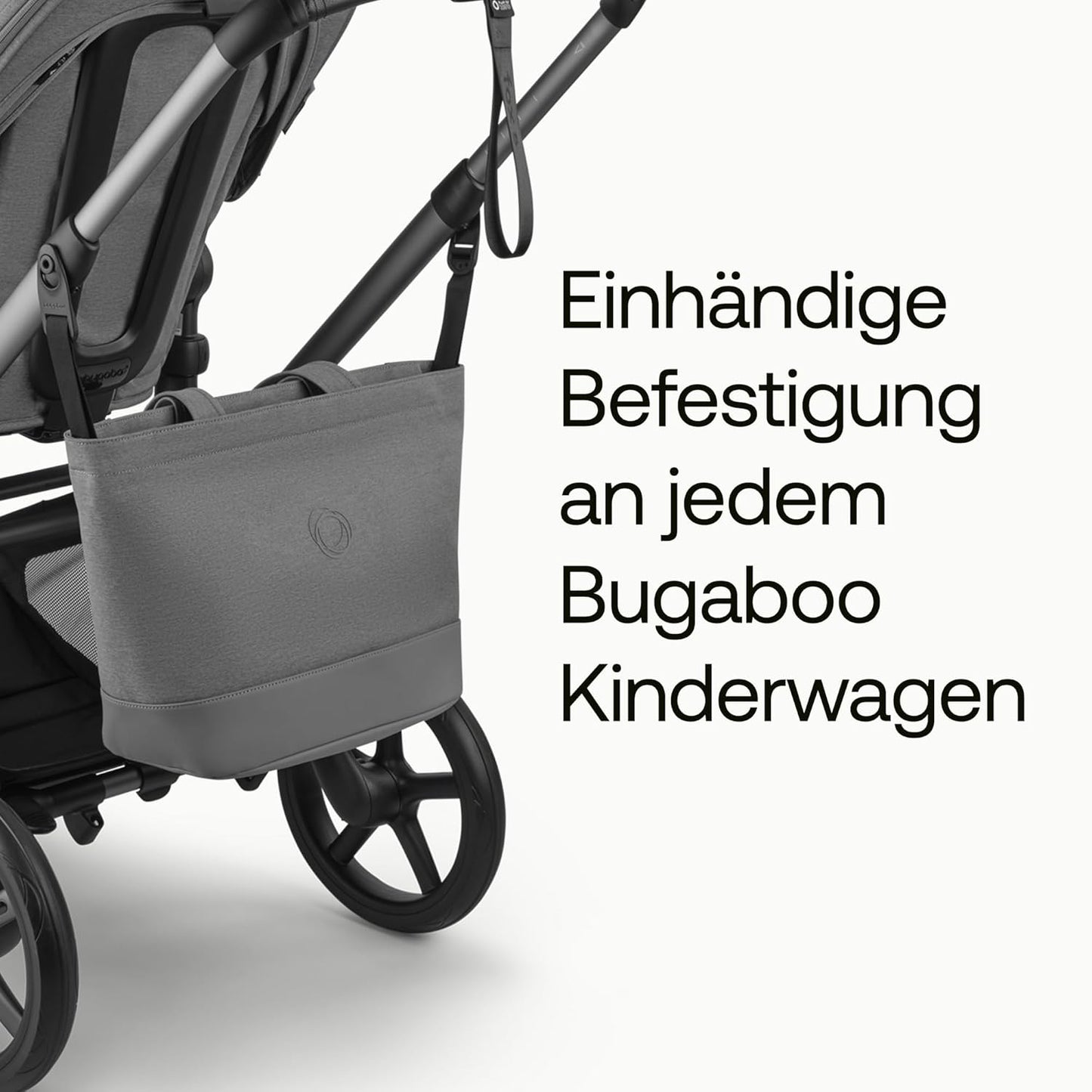 Wickeltasche, Moon Grey