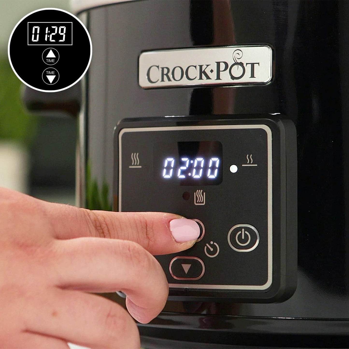 Digitaler Slow Cooker mit Warmhaltefunktion, 2.4 Liter