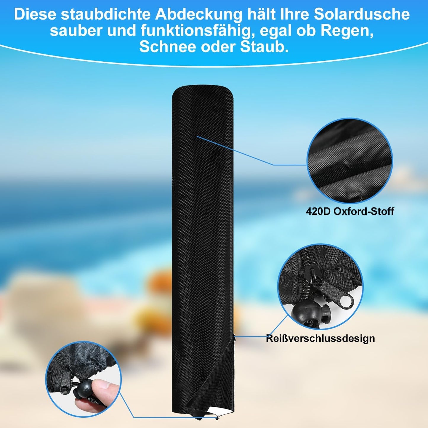 Solar-Gartendusche, 35L