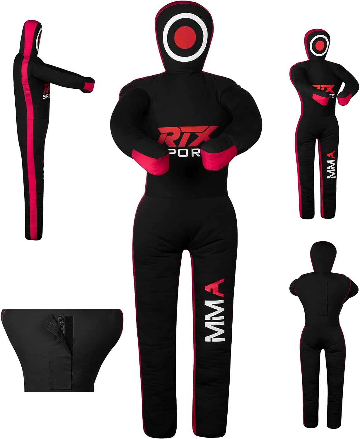 MMA Judo Grappling Dummy für Kampfsporttraining, 59" - Inches Rot