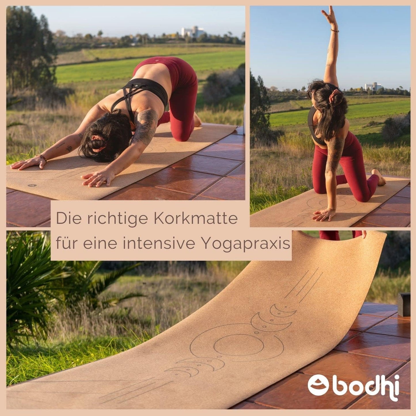 Yogamatte, Blume des Lebens