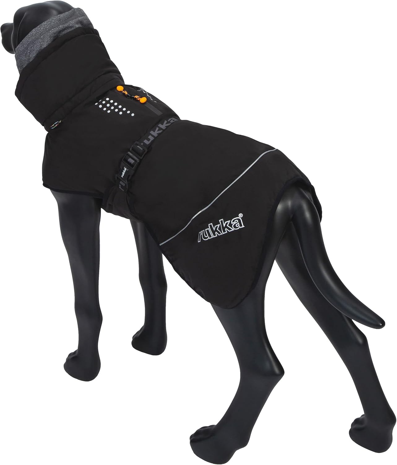 Warmup Hundemantel für kalte Tage, 25 Schwarz