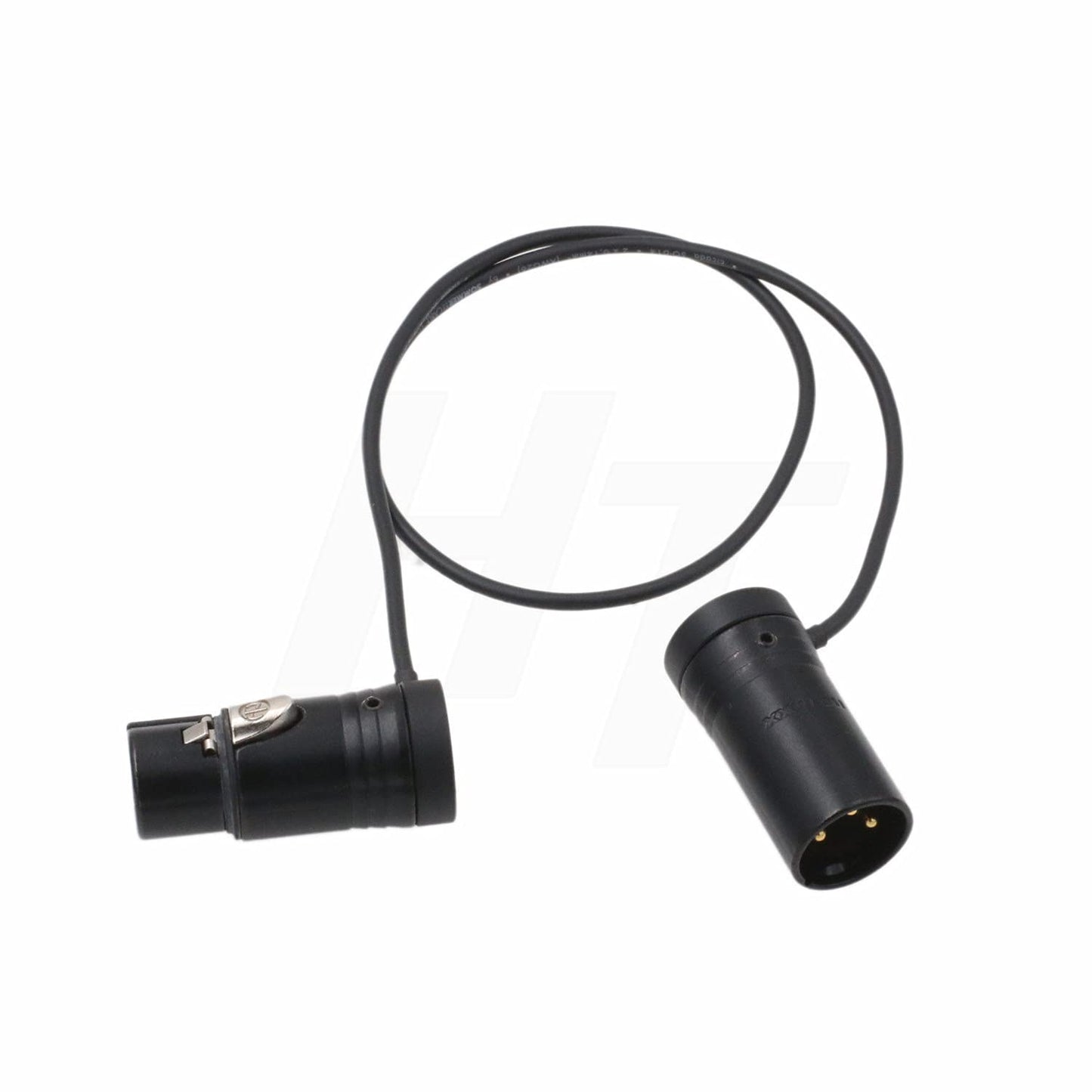 Verstellbares XLR-Audiokabel 3-polig, 50 Zentimeter