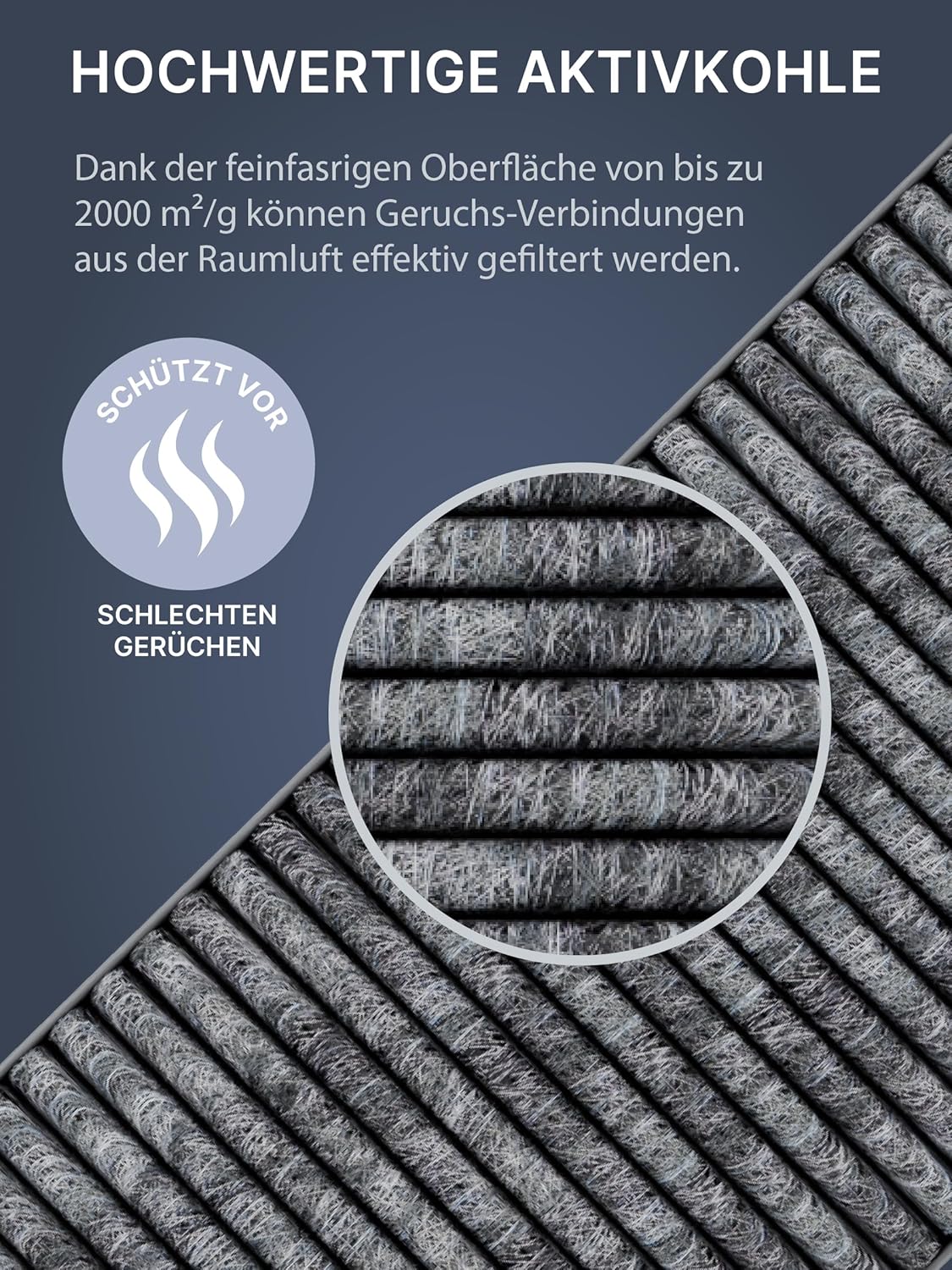 2 x Ersatz-Aktivkohlefilter für Bora Basic, 2 Stück (1er Pack)