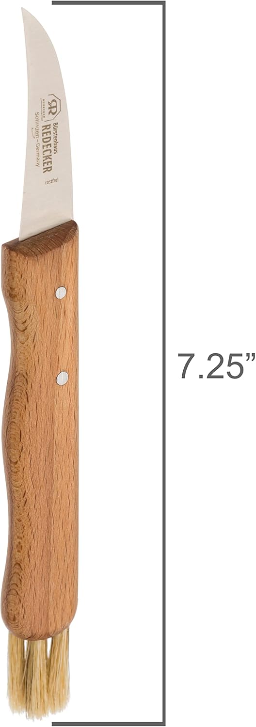 Pilzmesser mit Bürste