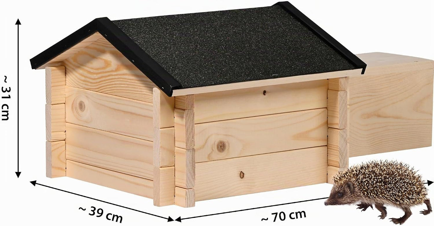 Igelhaus mit langem Eingang