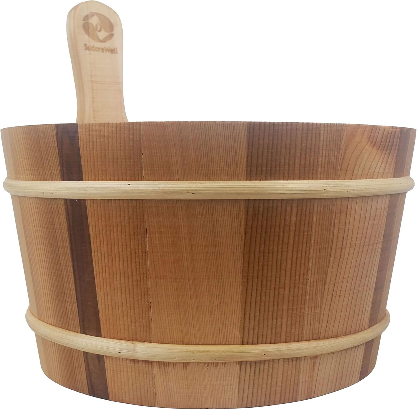 Sauna Set mit Saunakübel, Sauna Set Kübel aus Red Cedar 4,0L