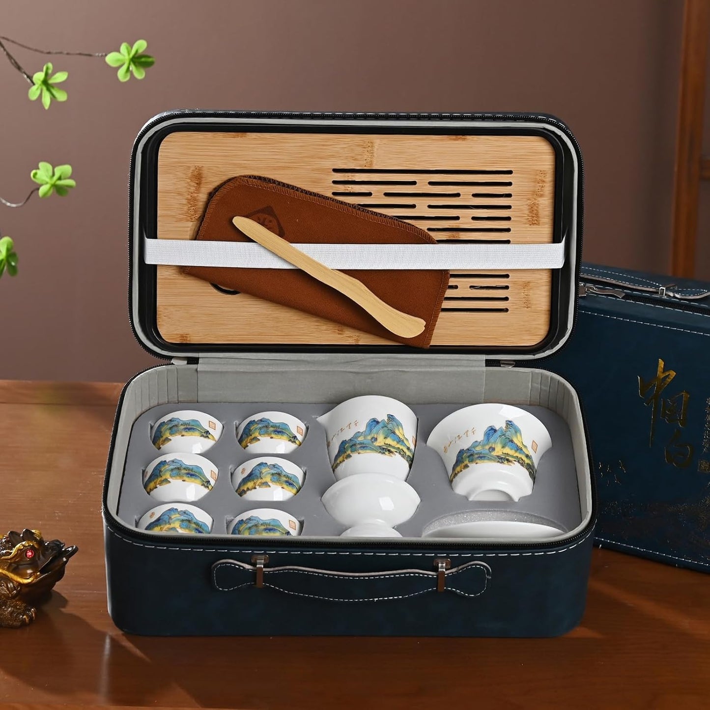 Traditionelles Chinesisches Teeset mit 6 Tassen, Qljs - Gaiwan