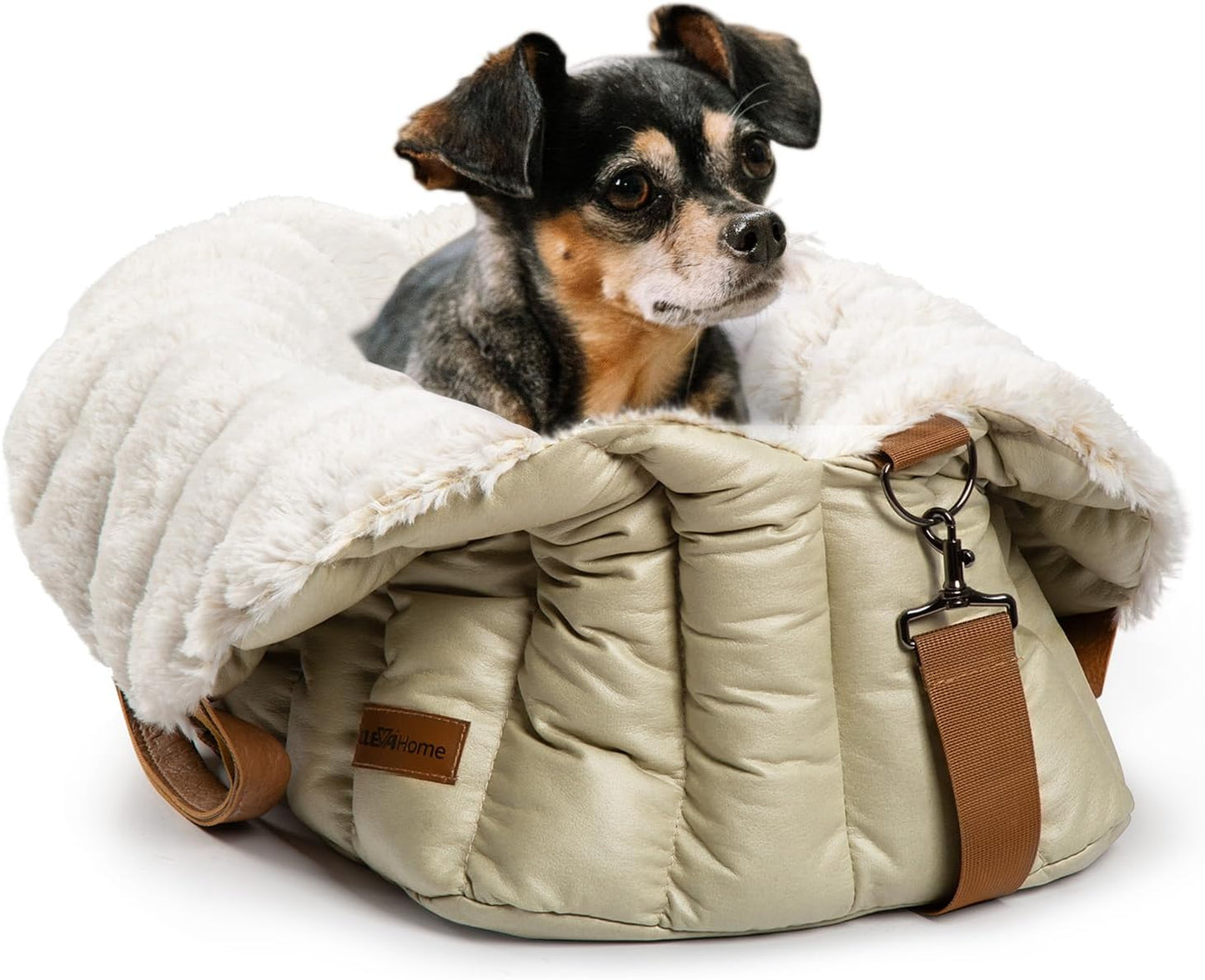 Rutschfester 3-in-1 Autositz & Tragetasche für kleine Hunde