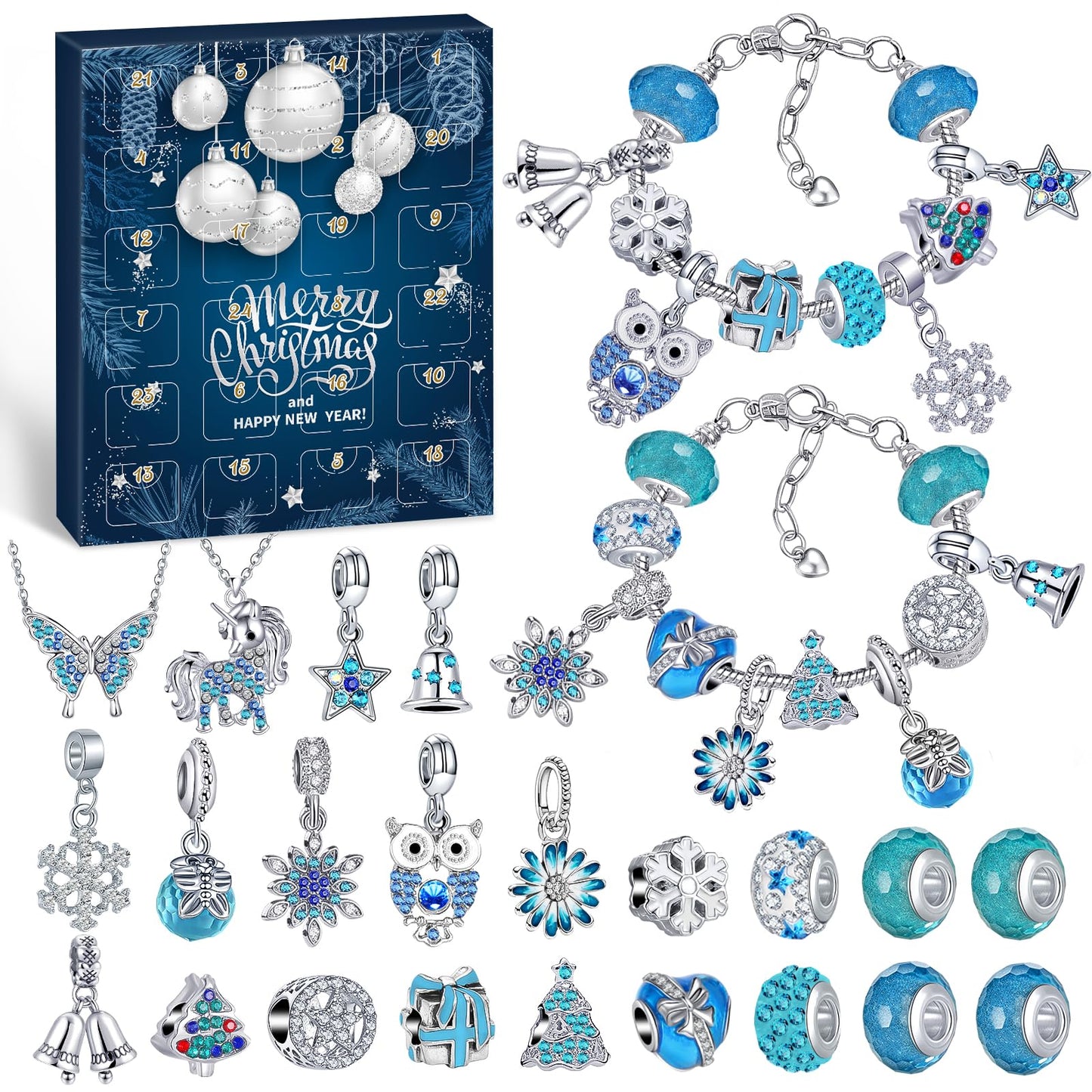 Adventskalender Schmuck-Bastelset