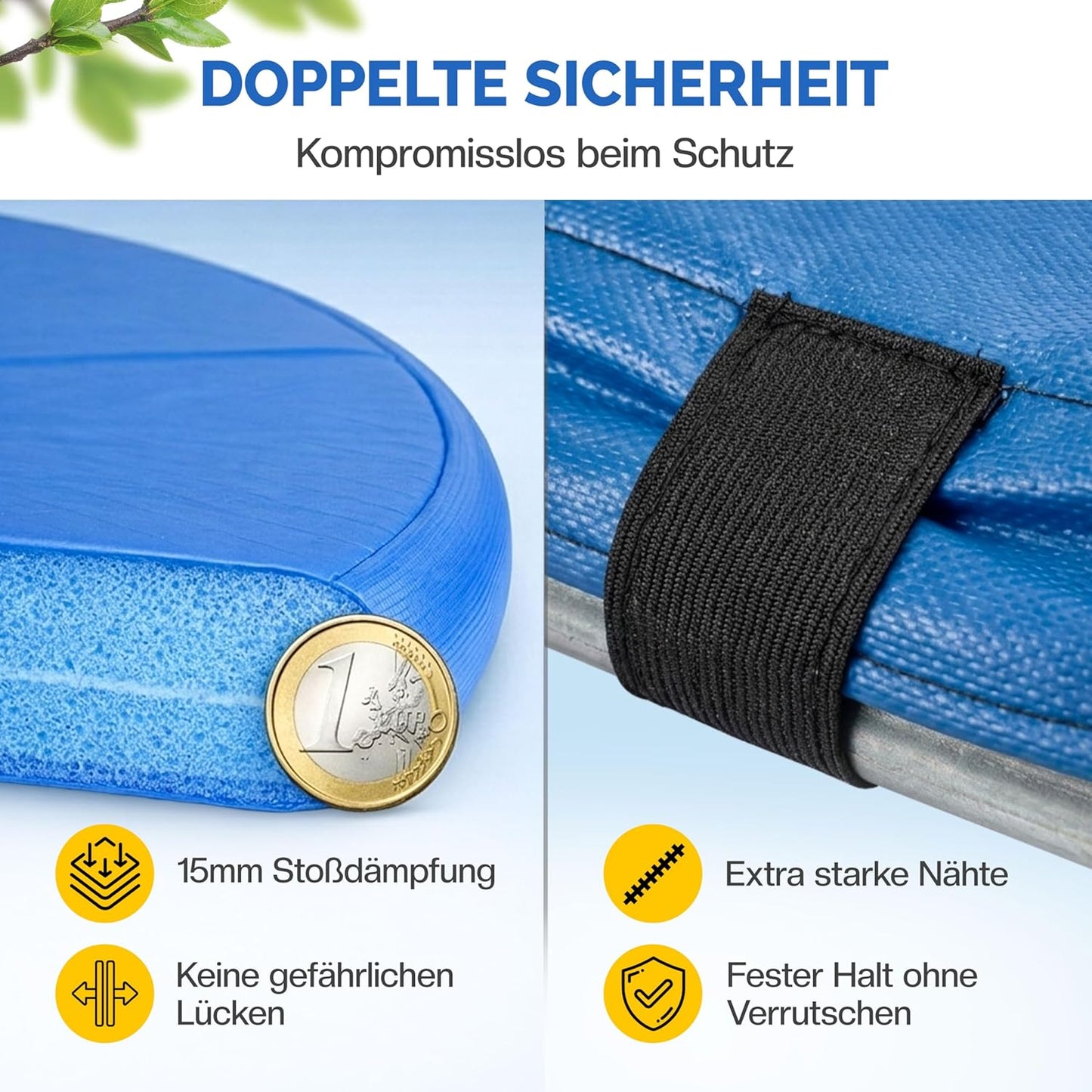 Trampolin-Randabdeckung, 244 cm, 244cm