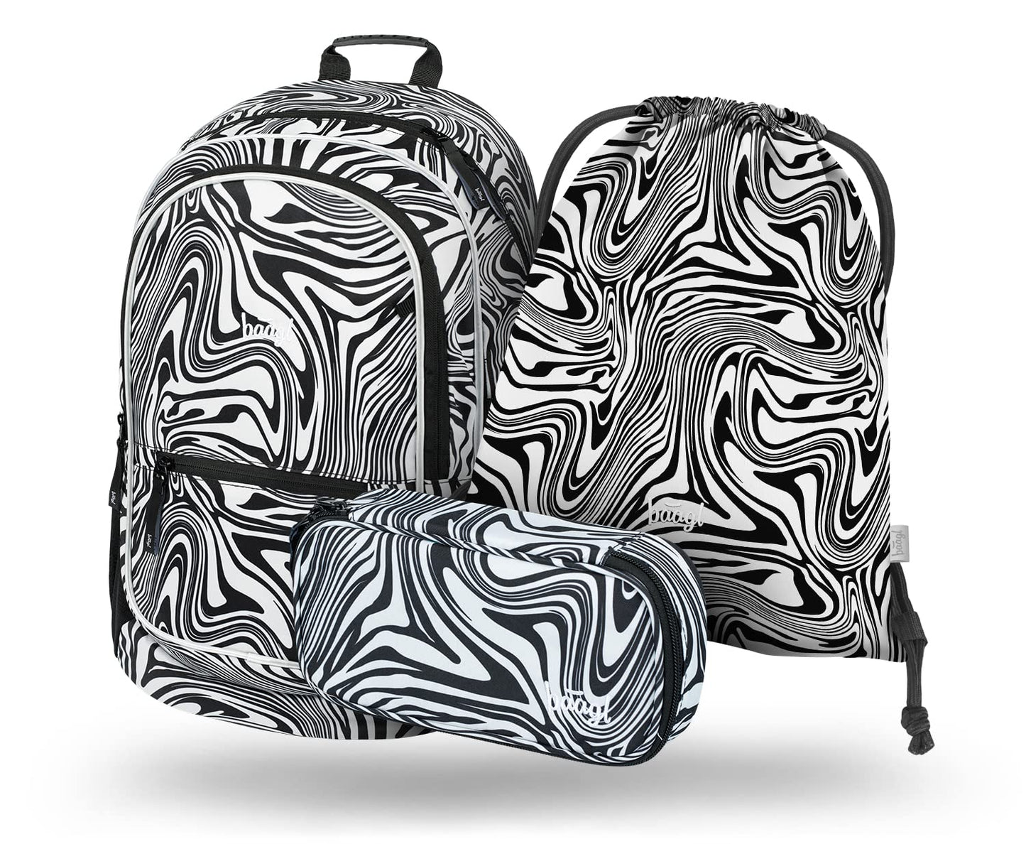 Schulrucksack-Set (3-teilig, ergonomisch), Mixture