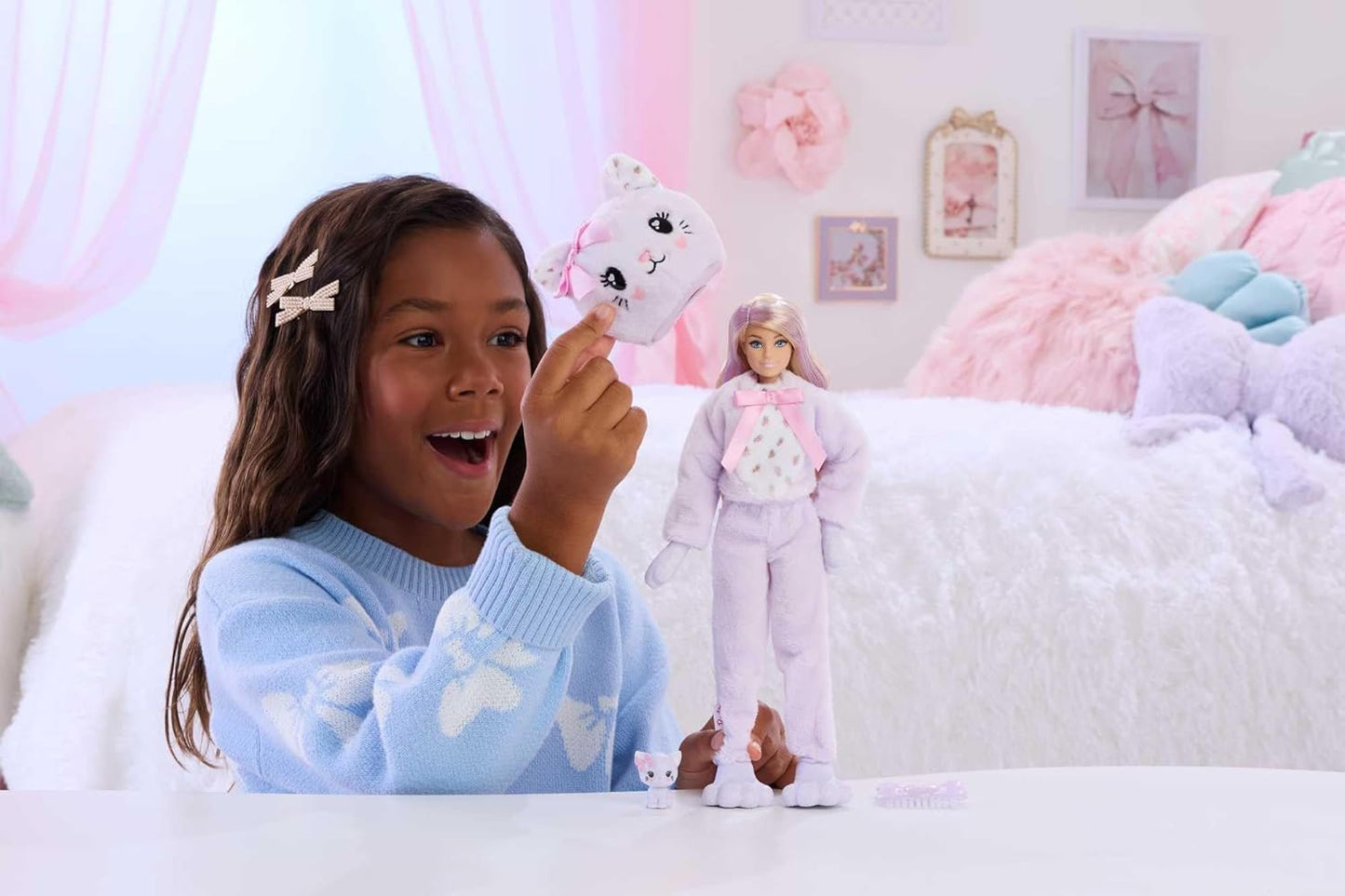 Cutie Reveal Puppe & Zubehör, Violett