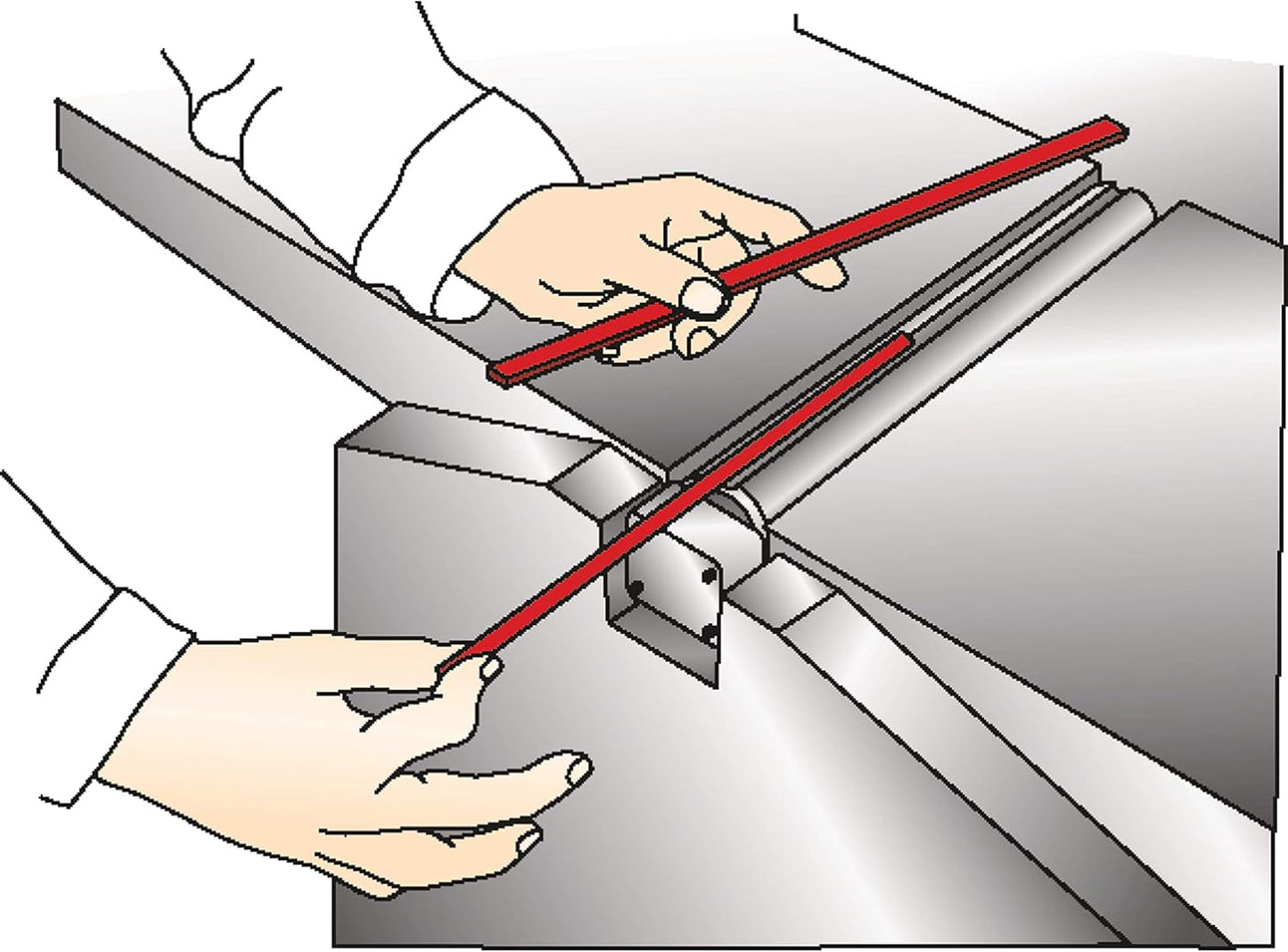 Hobelmesser-Set 520 mm (4 Stück)