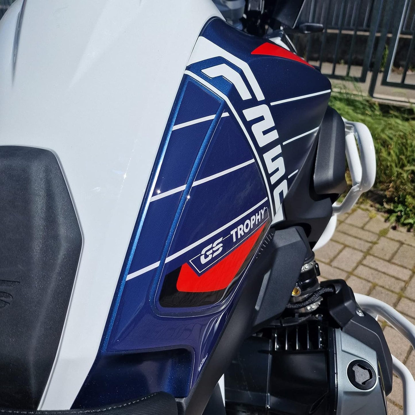 3D Motorrad-Aufkleber-Set für BMW R 1250 GS Trophy (2023), Protezioni Laterali