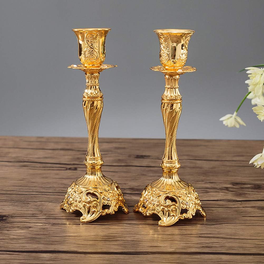 2er-Set Kerzenständer, Gold 2 × Groß