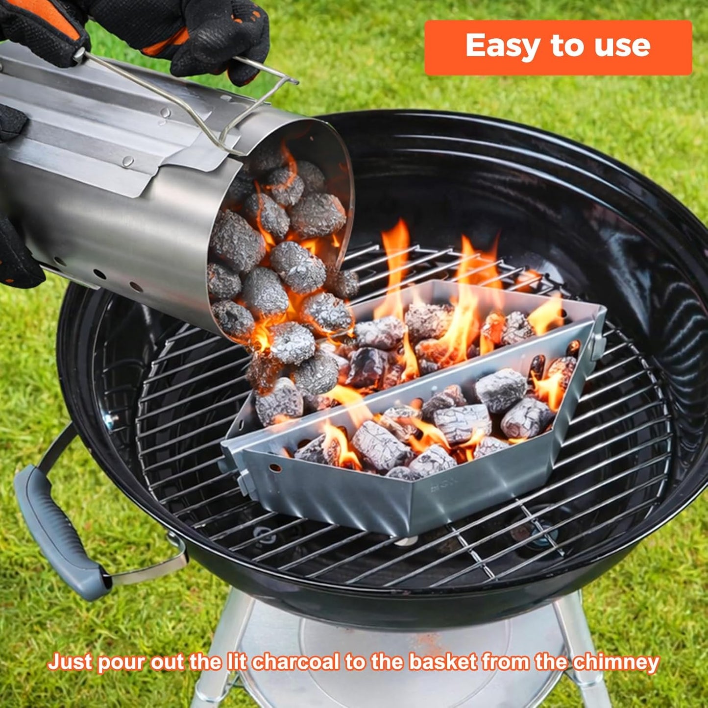 Holzkohlekörbe 7403 für Weber Holzkohlengrills, 7403 Kohlekorb