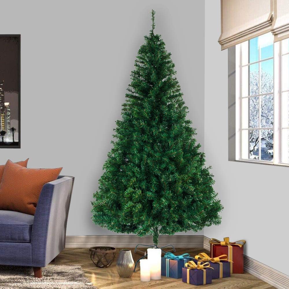 Künstlicher Weihnachtsbaum mit Metallständer, Grün, 240 cm