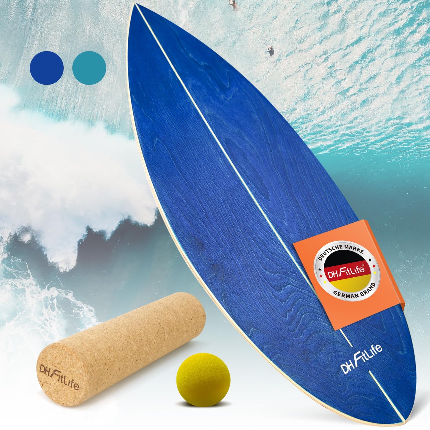 Balance Board für Indoor-Training und Spass, Himmelblau