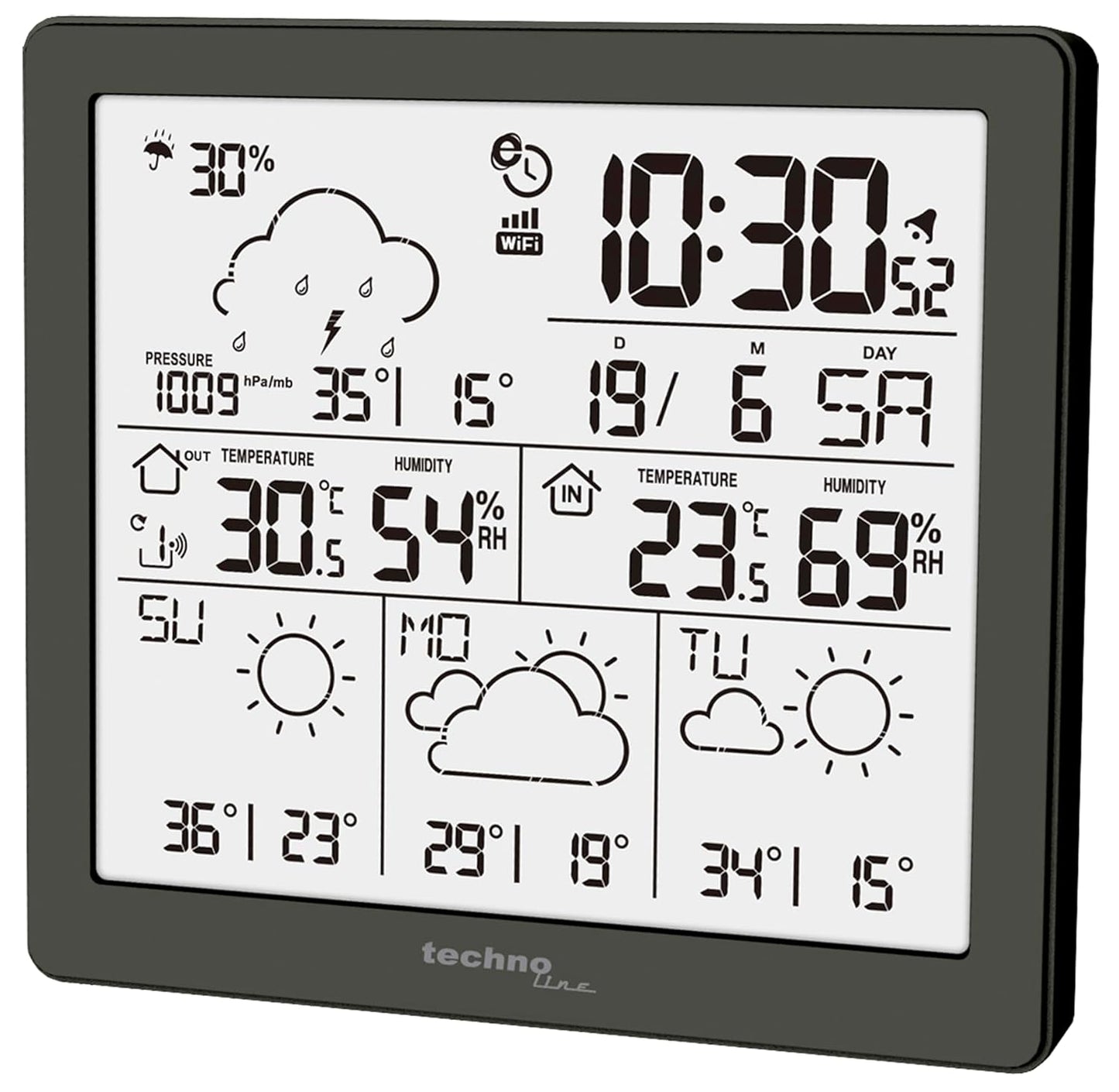 Wetterstation WD2200 mit 3 Tage Wettervorhersage