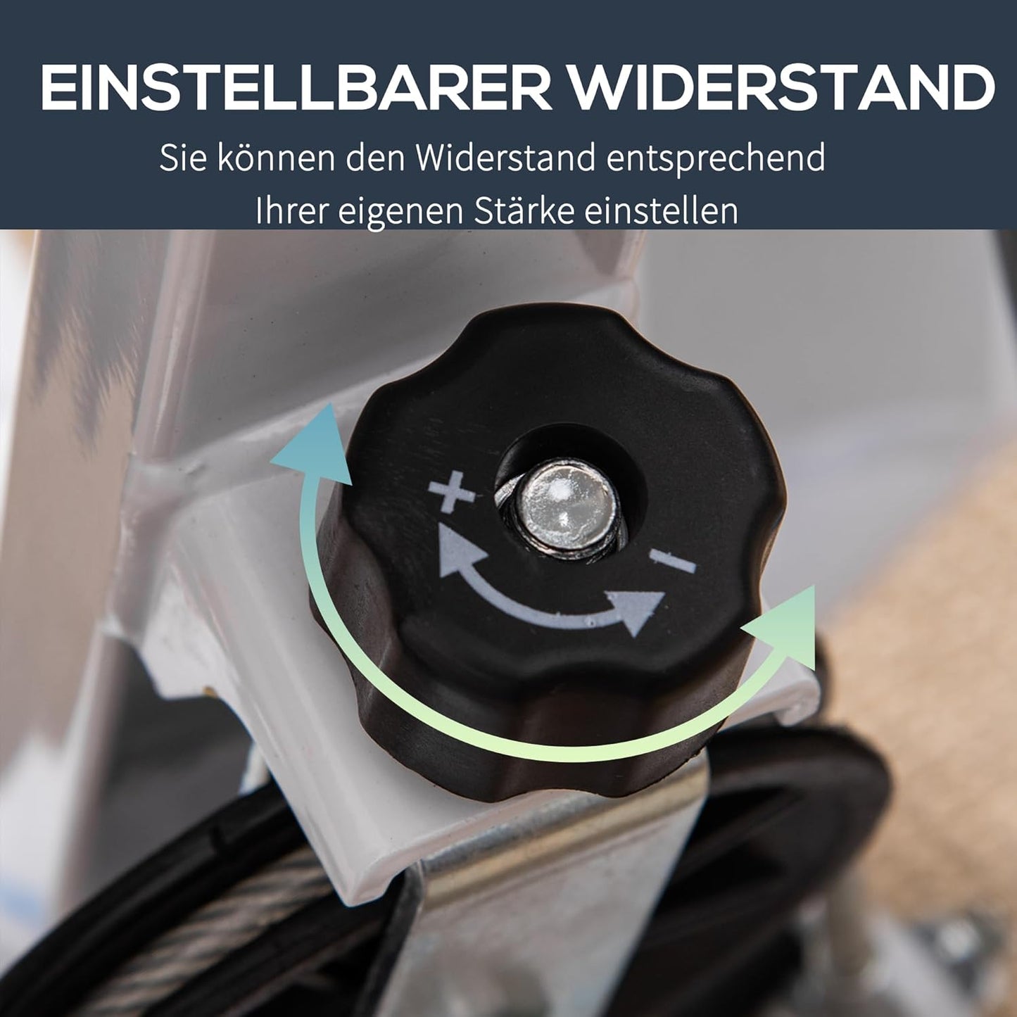 Steppmaschine Stahl, ABS Blau+Schwarz, Blau+Schwarz
