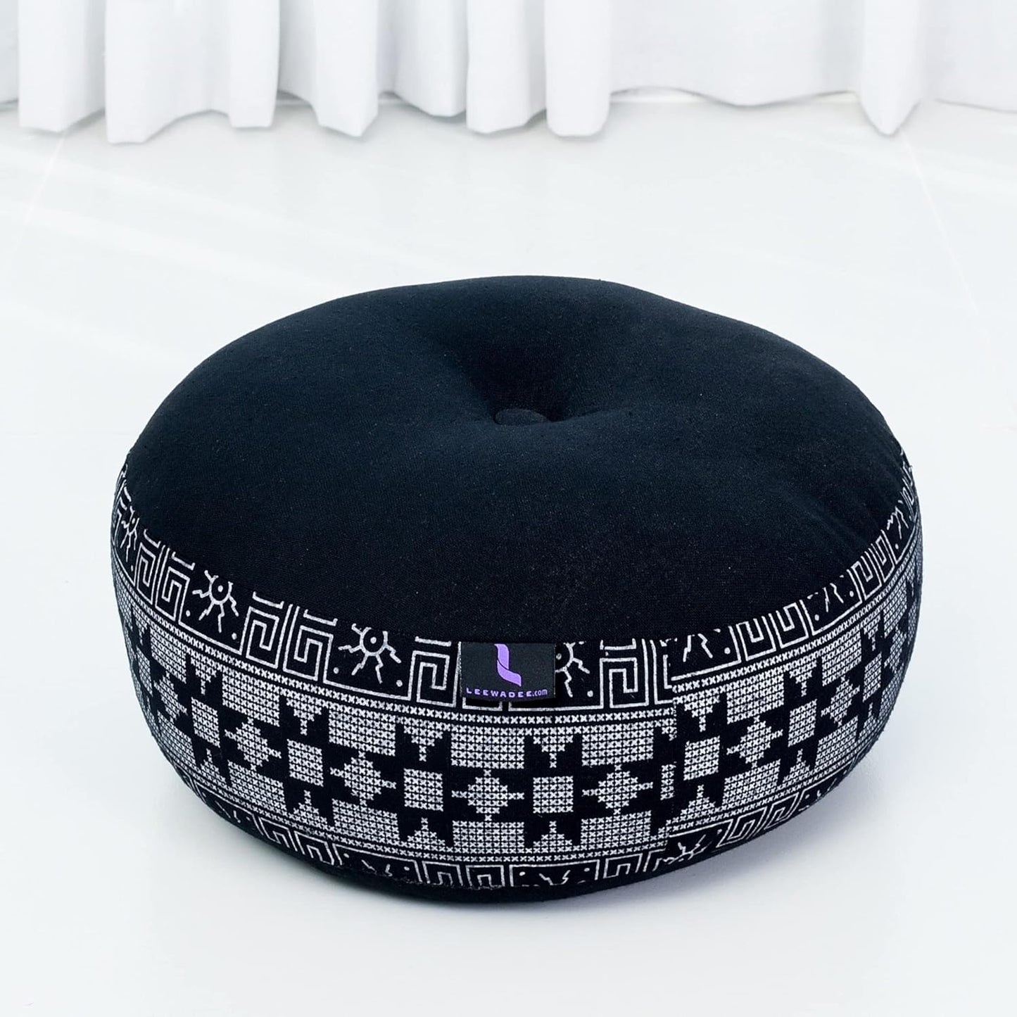 Meditationsset aus Zafu-Kissen und Zabuton-Matte, Cbt4 - Schwarz