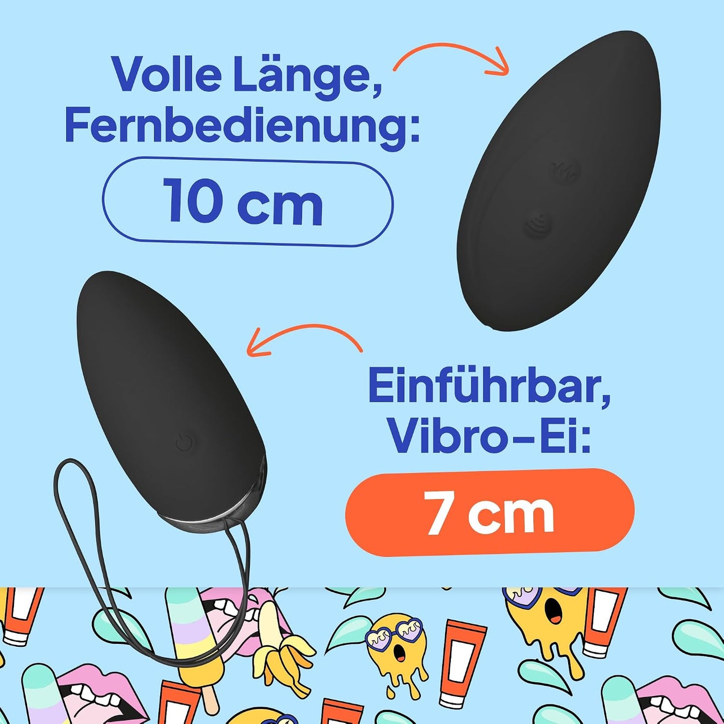 Vibro Ei mit Fernsteuerung