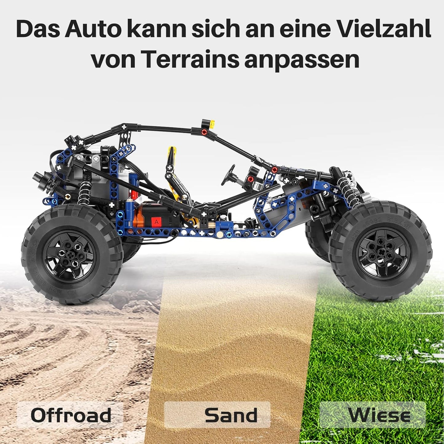 18018 Technik Geländefahrzeug mit Fern- und App-Steuerung, Geländefahrzeug